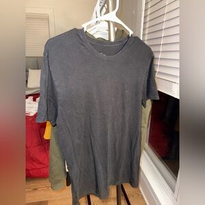 Hanes Men's Black Short Sleeve Tee